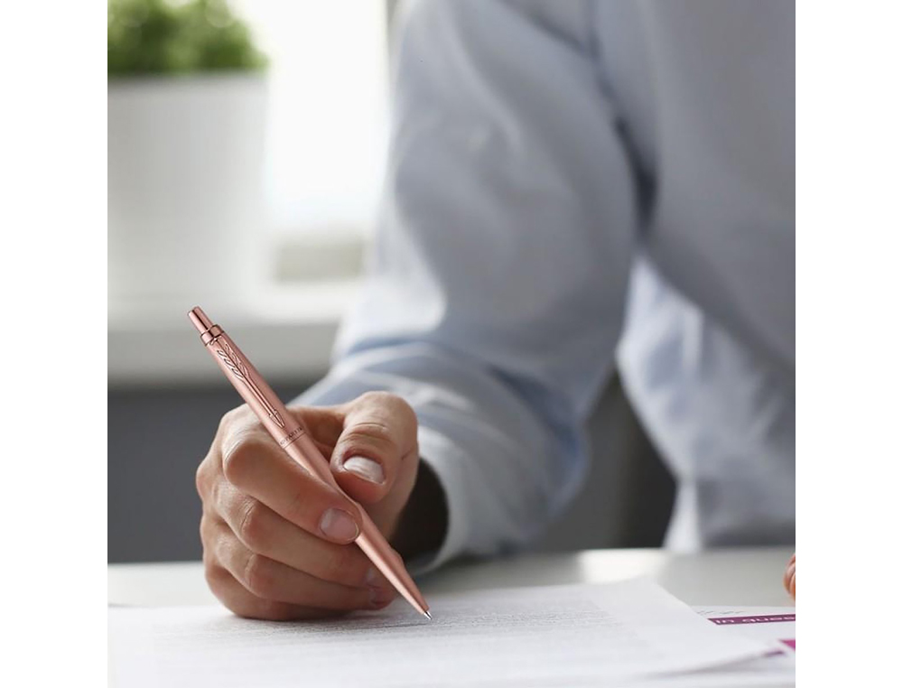 BOLIGRAFO PARKER JOTTER XL MONOCROMO ORO ROSA EN ESTUCHE